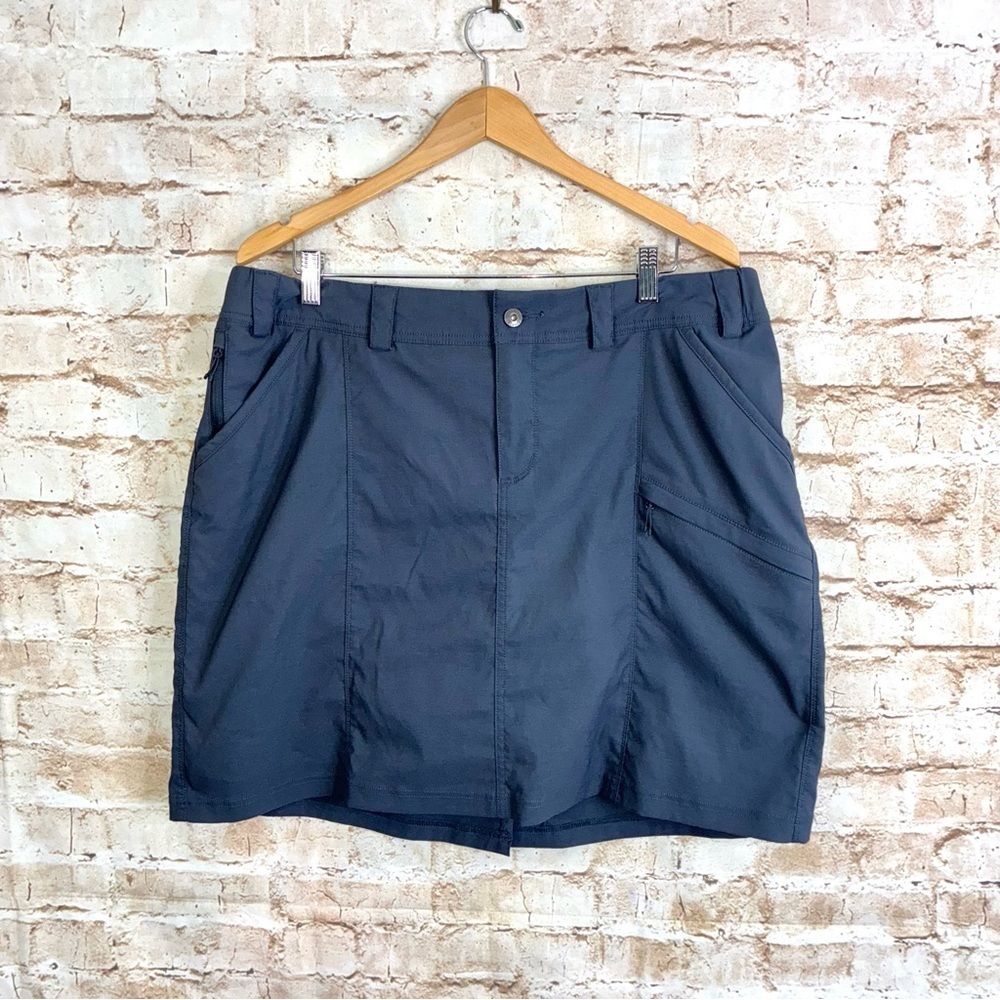 Duluth Trading Co Women's Dry on the Fly Improved Skort in Ink Size 16W NEW - Picture 4 of 12